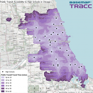 Accessibility map form TRAC